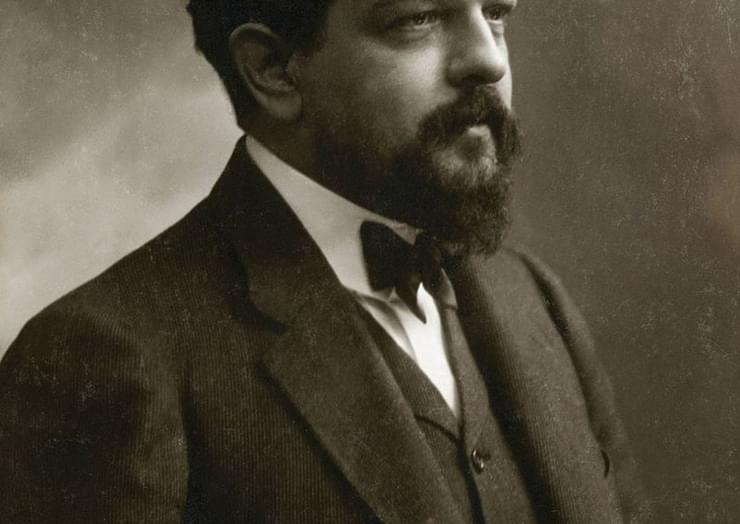 Claude Debussy ca 1908 foto av Félix Nadar