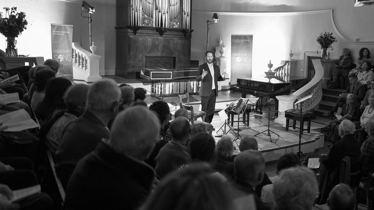 Sholto Kynoch in the Holywell Music Room 2022