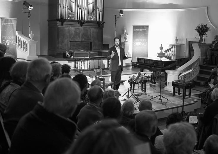 Sholto Kynoch in the Holywell Music Room 2022