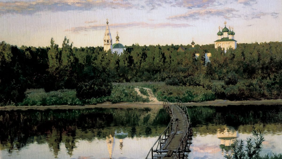Quiet cloister 1890 for Russian images