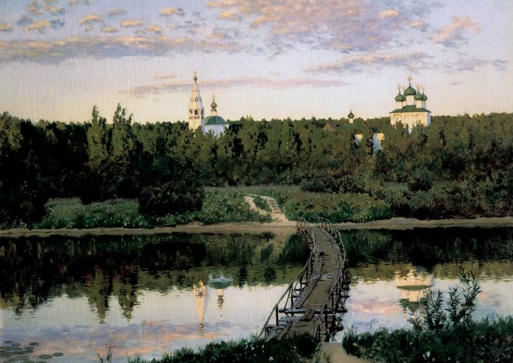 Quiet cloister 1890 for Russian images