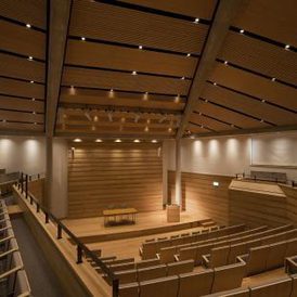 Leonard woolfson lecture auditorium venue room